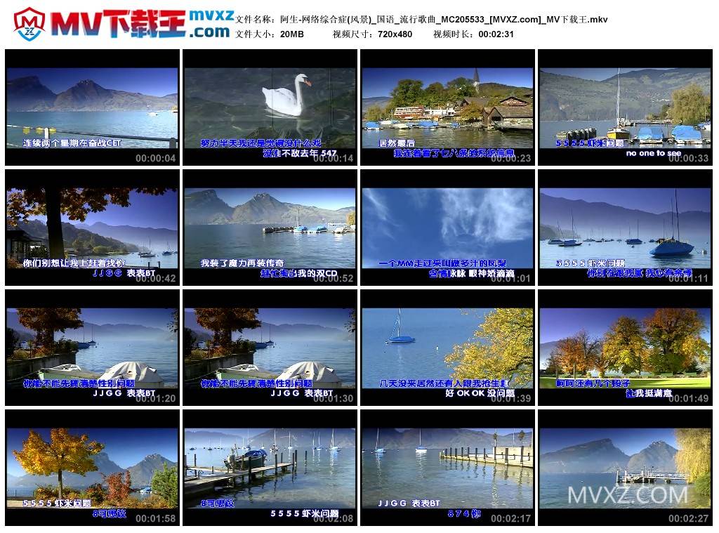 阿生-网络综合症(风景)_国语_流行歌曲_MC205533